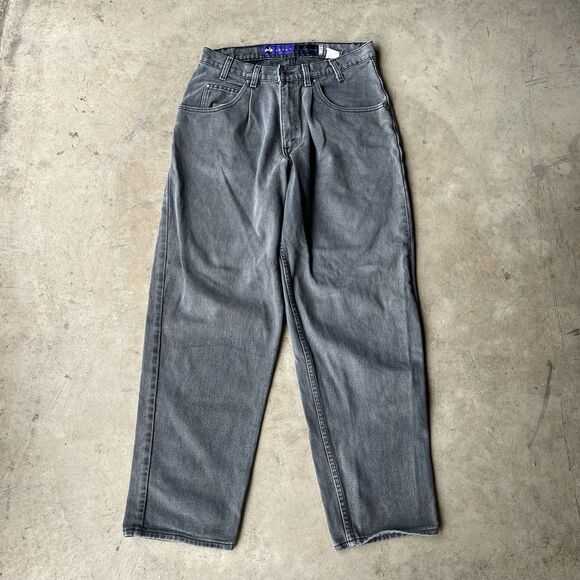 Vintage Levis SilverTab Jeans Mens 32 32 Gray Baggy Fit Distressed Y2k 90s Denim - Picture 1 of 3